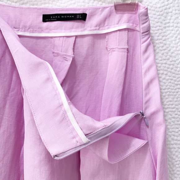 Zara Linen A-Line Skirt - Picture 5 of 6